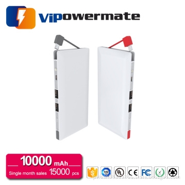 High capacity 8000mah best diamond slim travel portable battery power bank charger